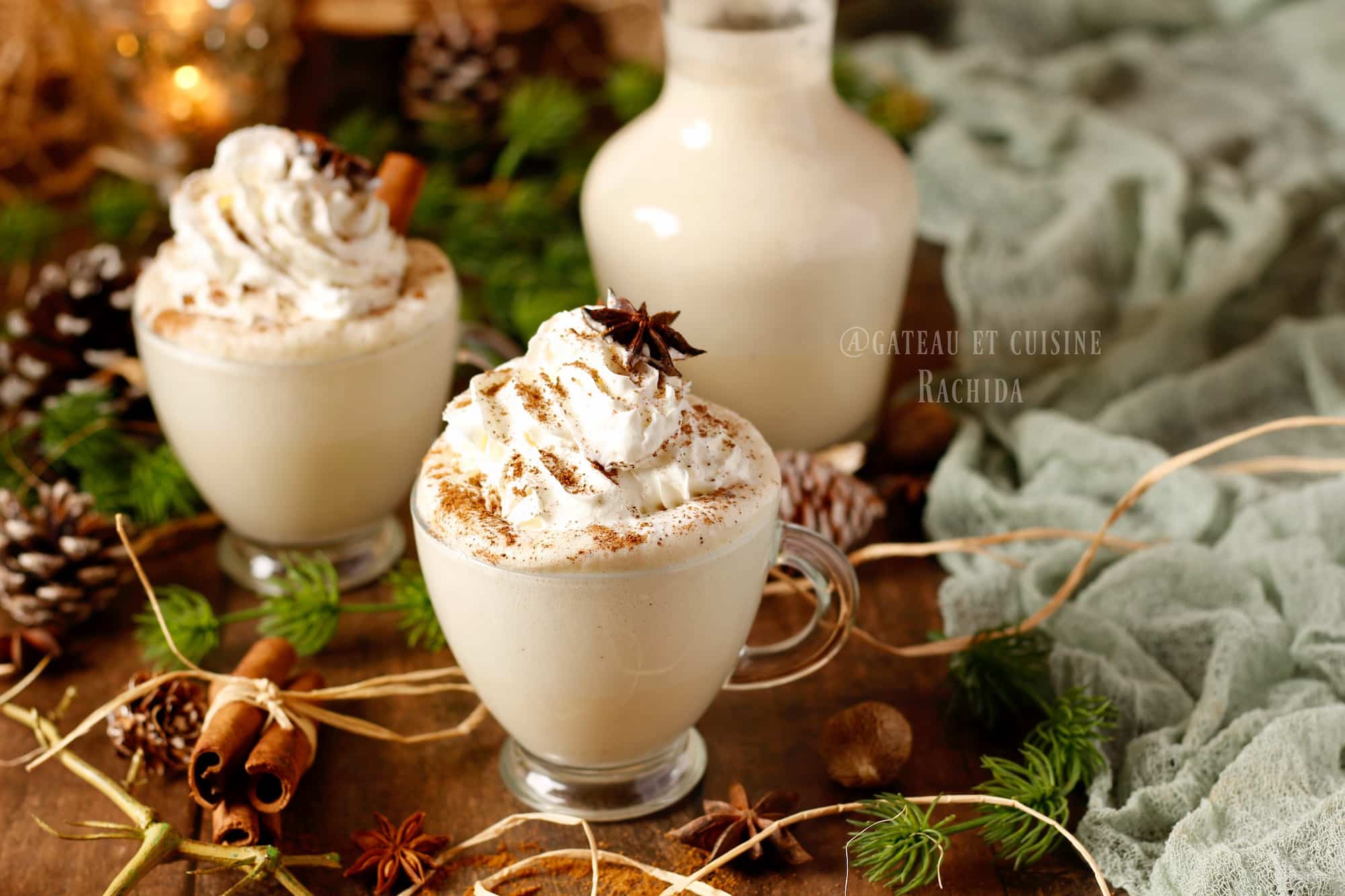 Lait de poule , Eggnog (délicieuse boisson aux saveurs de Noël)