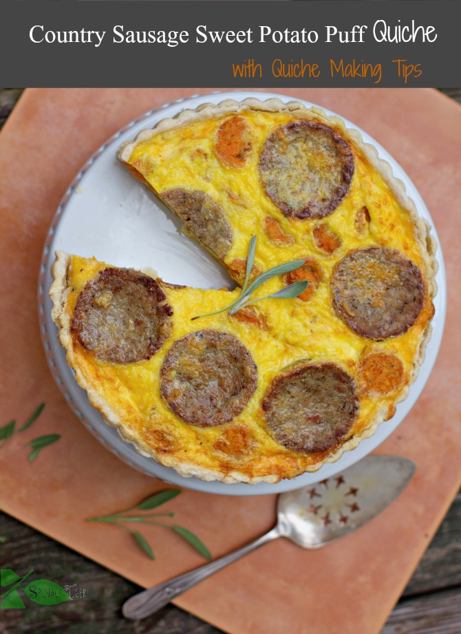 Quiche campagnarde aux saucisses fumées et pommes de terre